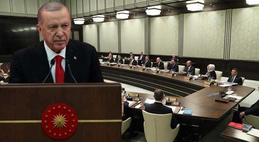 KABİNE TOPLANTISI SONA ERDİ Son Dakika Kabine Toplantısında hangi maddeler ele alındı ve konu başlıkları neler İşte gündem maddeleri