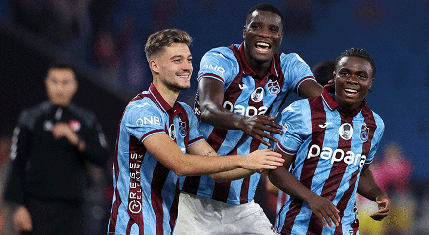 Trabzonsporun hücum üçlüsü Onuachu, Muçi ve Augusto durdurulamıyor
