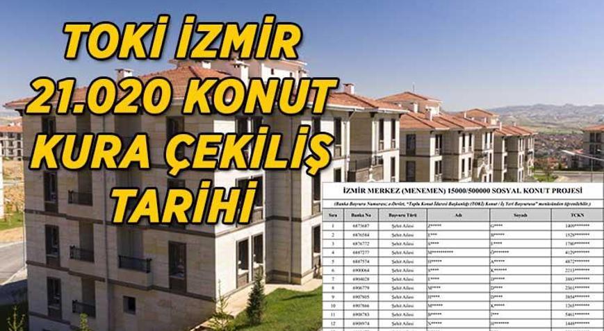 İZMİR TOKİ KURA ÇEKİLİŞ TARİHİ | TOKİ İzmir 21.020 konut kura çekiliş tarihi açıklandı mı İşte başvurusu kabul ve red edilenlerin listesi...