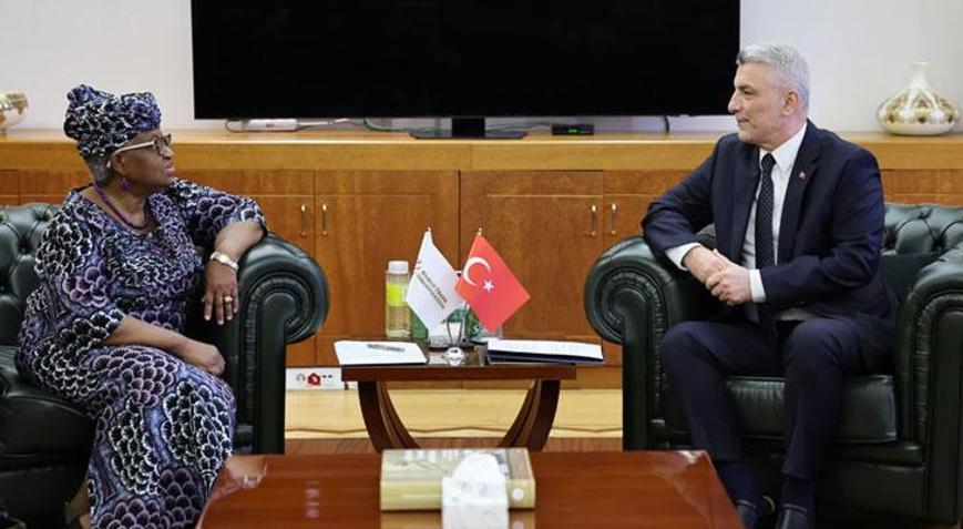 Bakan Bolat, Dünya Ticaret Örgütü Genel Direktörü Okonjo-Iweala ile görüştü
