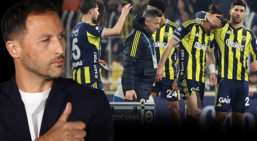 Fenerbahçede sakatlık krizi Domenico Tedesconun planı belli oldu
