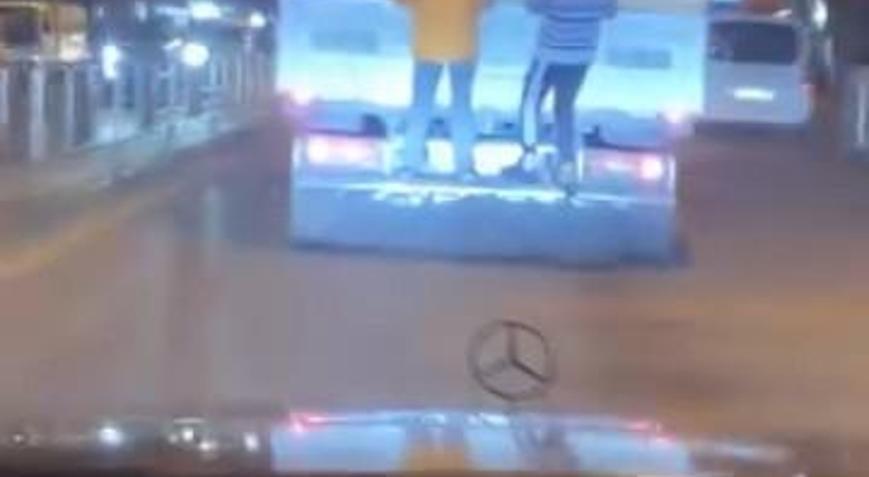 Hatayda çocukların tehlikeli yolculuğu kamerada