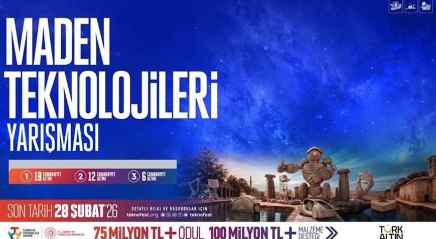 TEKNOFEST 2026’da Maden Teknolojileri Yarışması ilk kez sahneye çıkıyor