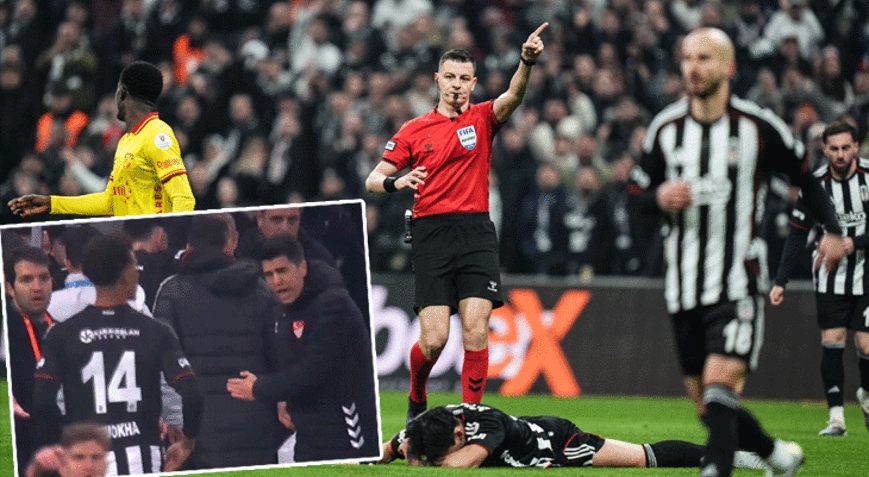 Beşiktaştan dördüncü hakem Yusuf Ziya Gündüz için TFFye şikayet