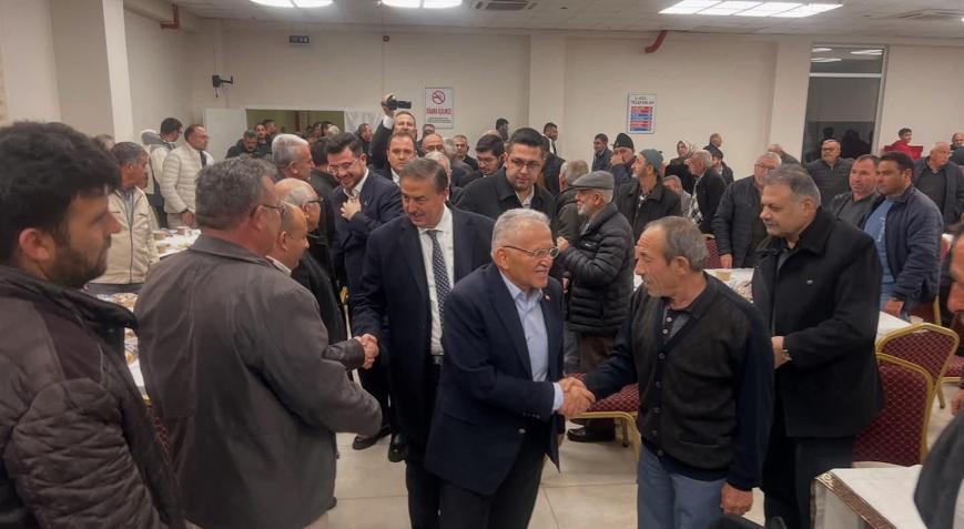 Başkan Büyükkılıç, Yeşilhisar ilçesini ziyaret etti