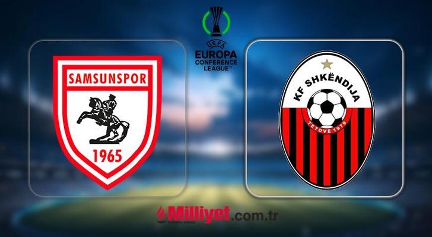 MAÇ SONUCU: Samsunspor-Shkendija UEFA Konferans Ligi play-off rövanş maçı kaç kaç bitti