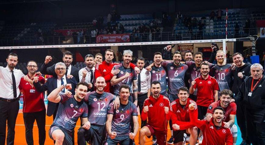 Ziraat Bankkart, Galatasarayı set vermeden geçti