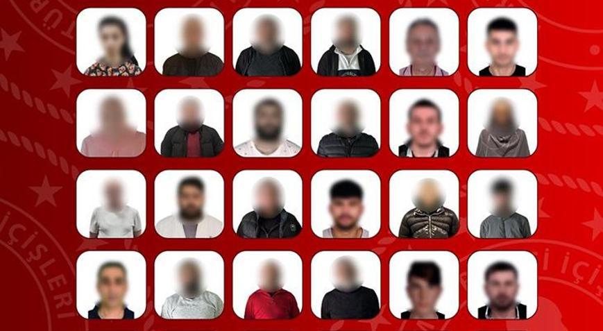 İçişleri Bakanlığı duyurdu: 23ü kırmızı bültenle aranan 41 suçlu yakalandı
