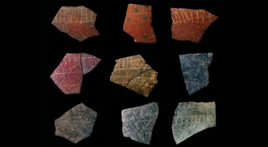 Bilim insanları şaşkın: Yumurtaya yapılan 60 bin yıllık çizimler bulundu