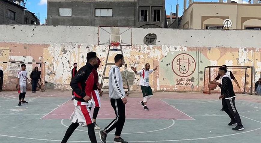 Gazze Şeridi’nde basketbol faaliyetleri yeniden başladı
