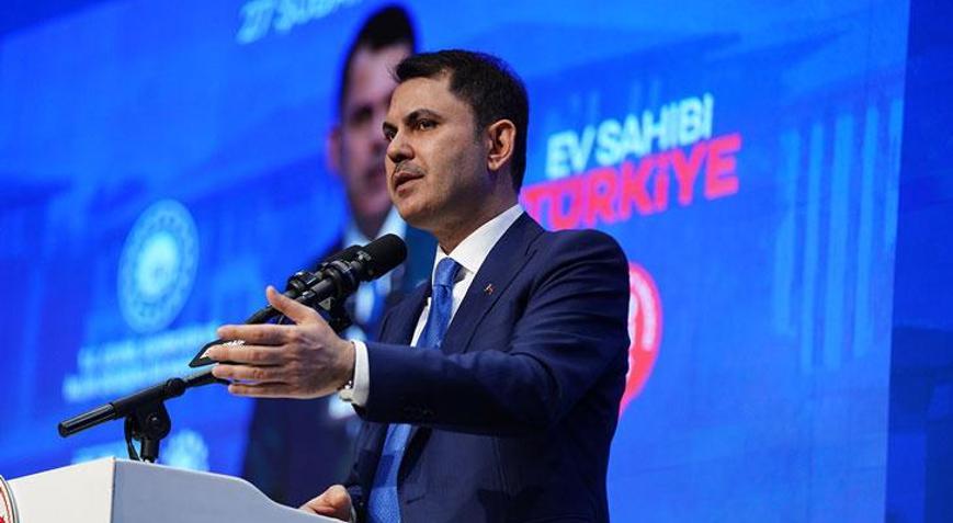 Bakan Kurum: Bugüne kadar 72 ilde 314 bin 496 hak sahibi kardeşimizi belirledik”
