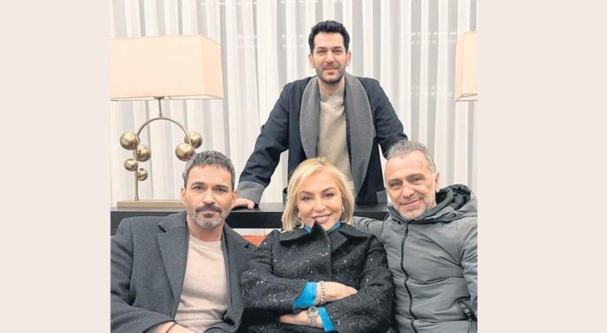 Fırtınalı ailenin huzurlu anı