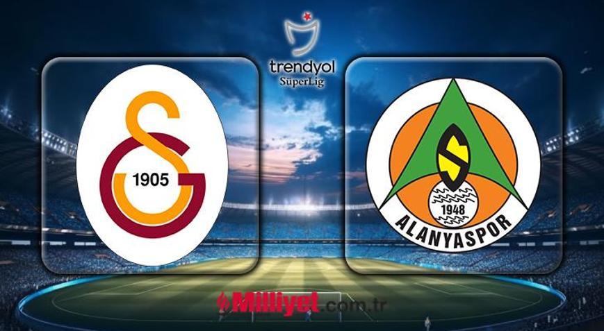 Galatasaray - Alanyaspor maçı kaç kaç bitti Galatasaray - Alanyaspor maç sonucu