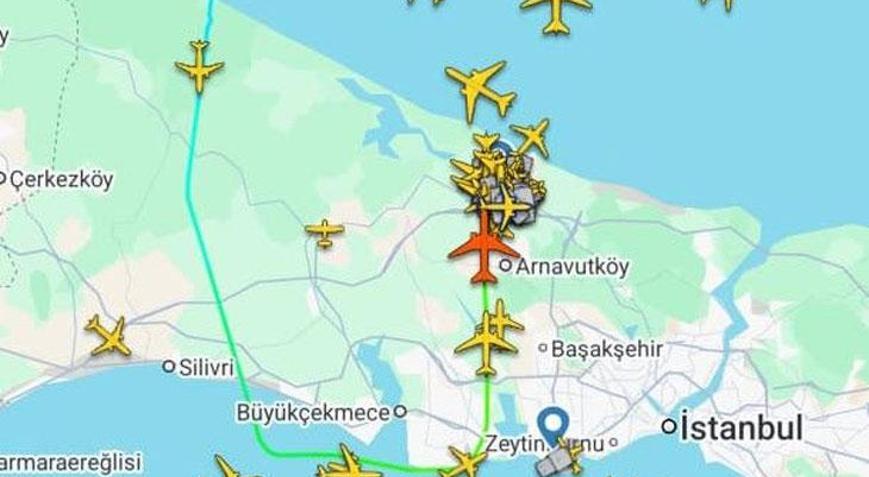 Ülkeler hava sahalarını kapadı, uçaklar İstanbul Havalimanı’na indi