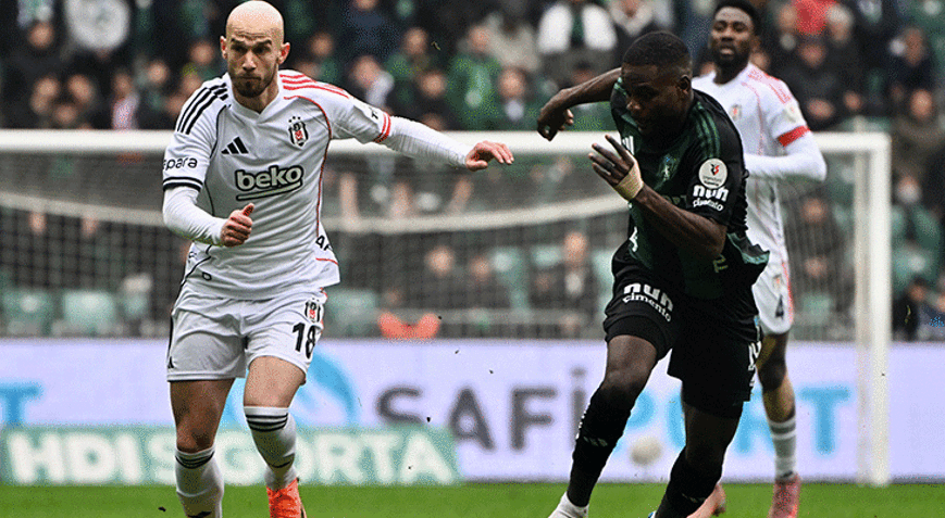 Süper Ligde Beşiktaştan Kocaelispor galibiyeti Galatasaray öncesi hata yapmadı