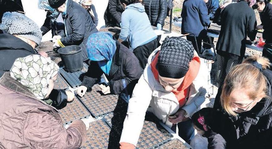 Bostanlarda yaz mesaisi