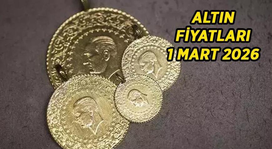 ALTIN FİYATLARI CANLI TAKİP GRAFİĞİ 1 MART 2026 PAZAR Altın ne kadar oldu Gram, çeyrek, yarım ve tam altın fiyatları kaç TL