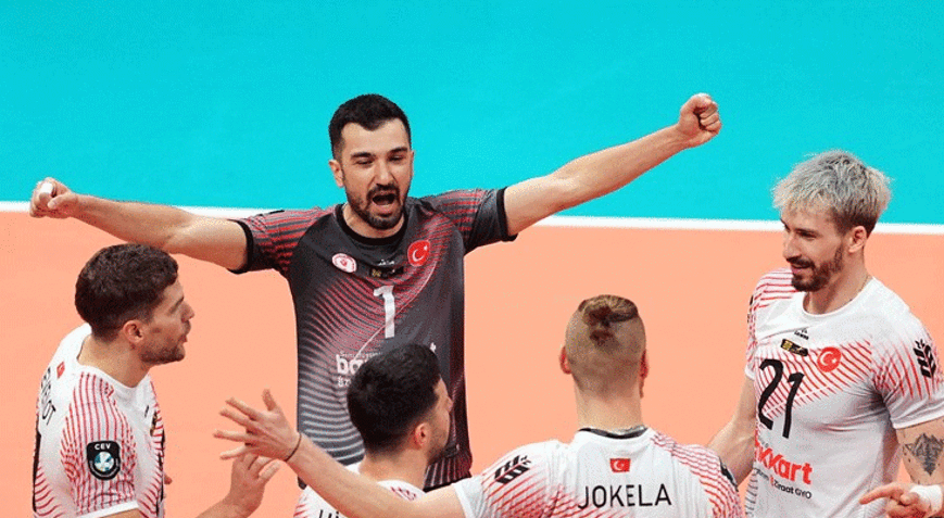 Ziraat Bankkart evinde set vermeden kazandı