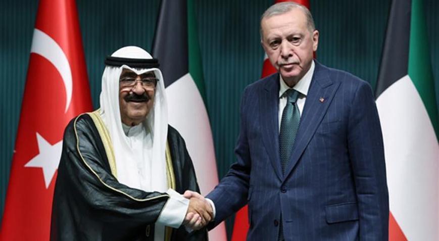 Cumhurbaşkanı Erdoğan Kuveyt Emiri El Sabah ile telefonda görüştü