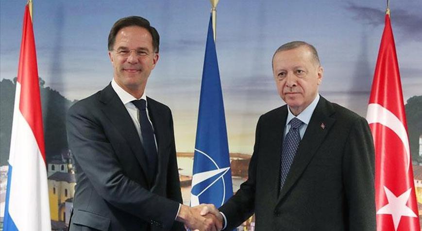 Cumhurbaşkanı Erdoğan NATO Genel Sekreteri Rutte ile görüştü
