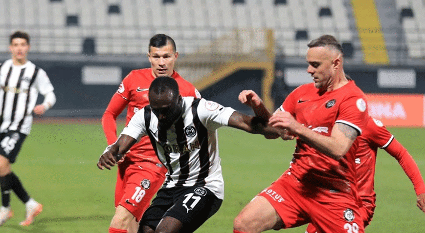 Çorum FK deplasmanda tek golle kazandı