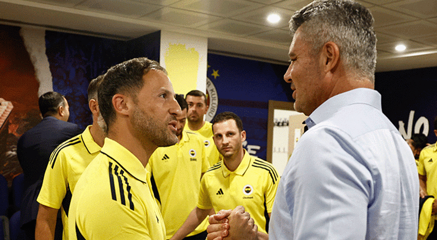 Fenerbahçede Tedesco görüşme odasına Başkan Sadettin Saran bizzat devrede