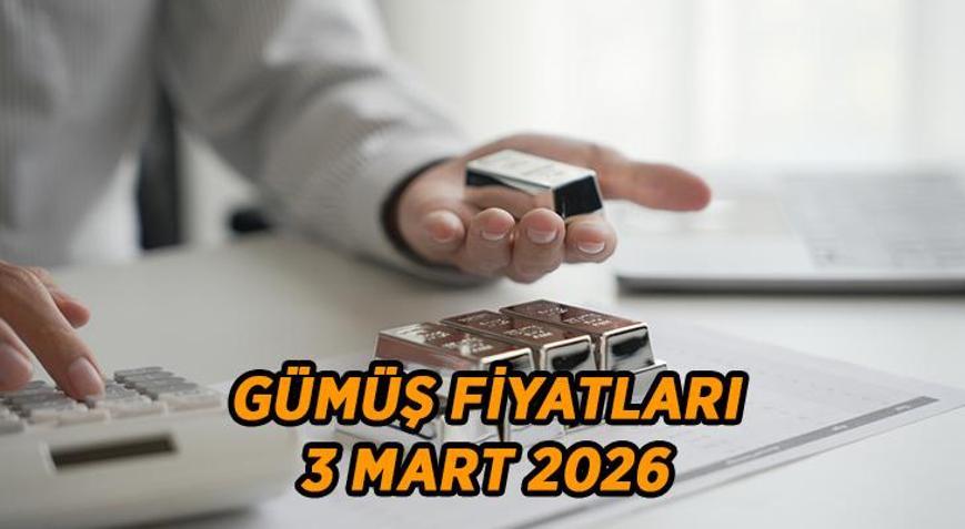 GÜMÜŞ FİYATLARINDA SON DURUM 3 MART 2026: Gram, ons gümüş ne kadar oldu Gümüş alış-satış fiyatları kaç TL Gümüş fiyat grafiği..