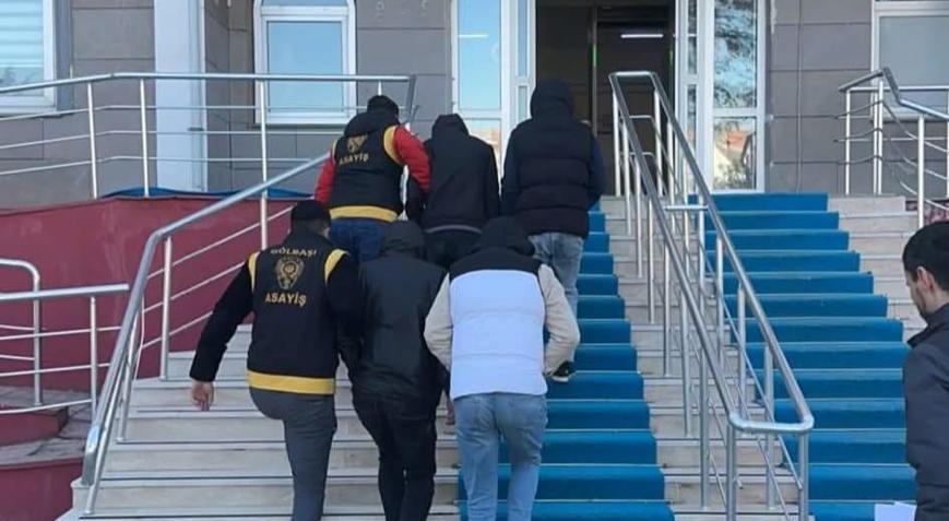 Adıyamanda 4 hırsızlık şüphelisi tutuklandı
