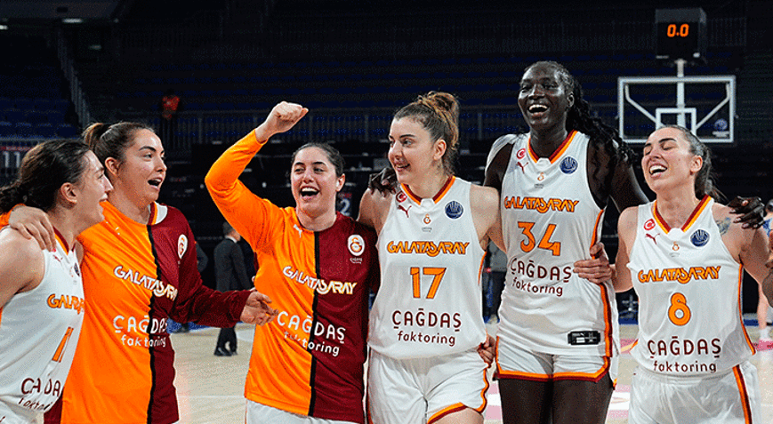 FIBA Kadınlar Avrupa Liginde Galatasaray yarı finale yükseldi