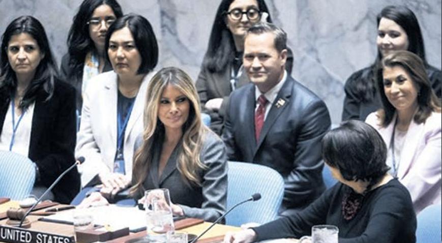 First Lady Trump’a tepki