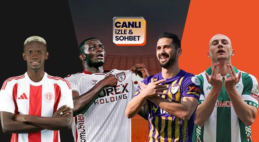 Antalyaspor-Samsunspor ile Eyüpspor–Konyaspor karşılaşacak Maçların heyecanı Mislide