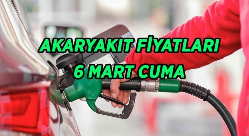 GÜNCEL AKARYAKIT LİTRE FİYATLARI: 6 Mart Cuma İstanbul, Ankara, İzmir benzin, motorin (mazot) ve LPG litre fiyatları ne kadar oldu Akaryakıt fiyatlarına indirim var mı