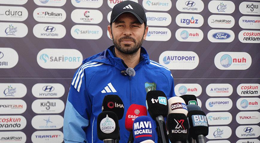 Kocaelisporda Selçuk İnandan itiraf Kadromuz dar, sakatlık çok