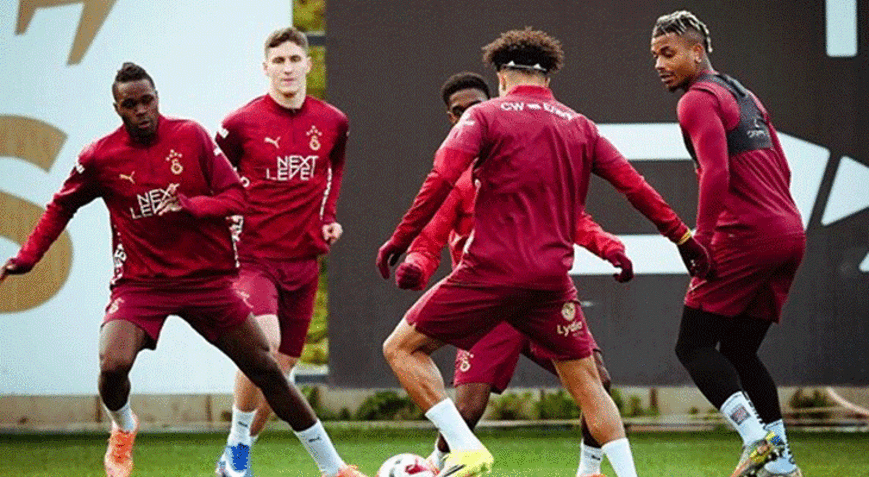 Galatasarayda Beşiktaş derbisi hazırlıkları sona erdi