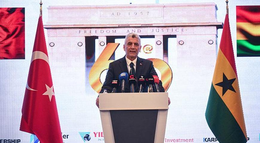 Bakan Bolat: Gana ile ticaret hacmi hedefimiz 1 milyar dolar