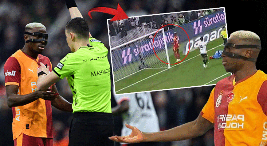 Derbi maçında Victor Osimhenden Beşiktaş taraftarına tepki