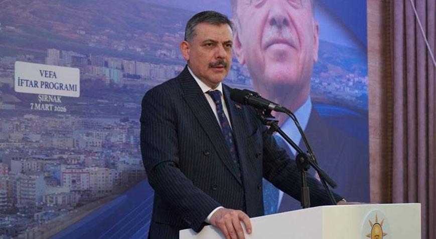 Bakan Çiftçiden Terörsüz Türkiye açıklaması: Huzurun güçlenmesi, kardeşliğin tahkim edilmesi demektir