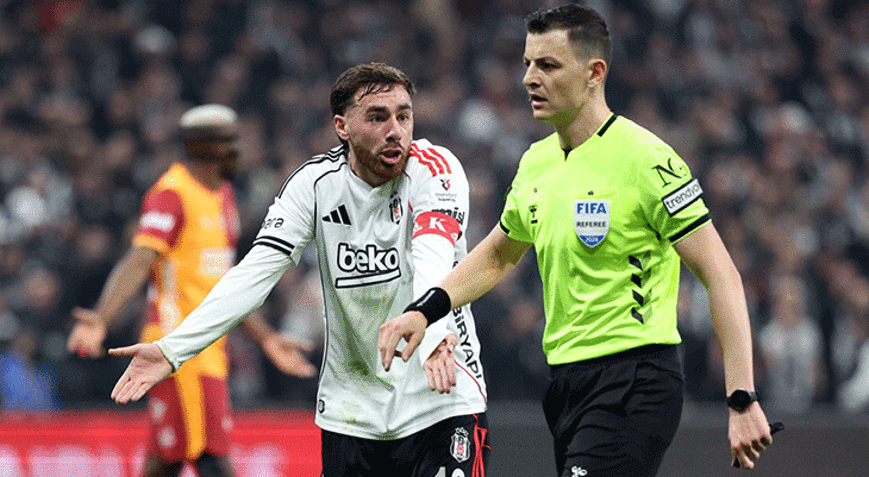 Beşiktaşta Ersin Destanoğlu ve Orkun Kökçüden hakem isyanı Trabzonda, Fenerde çağırıyorlar
