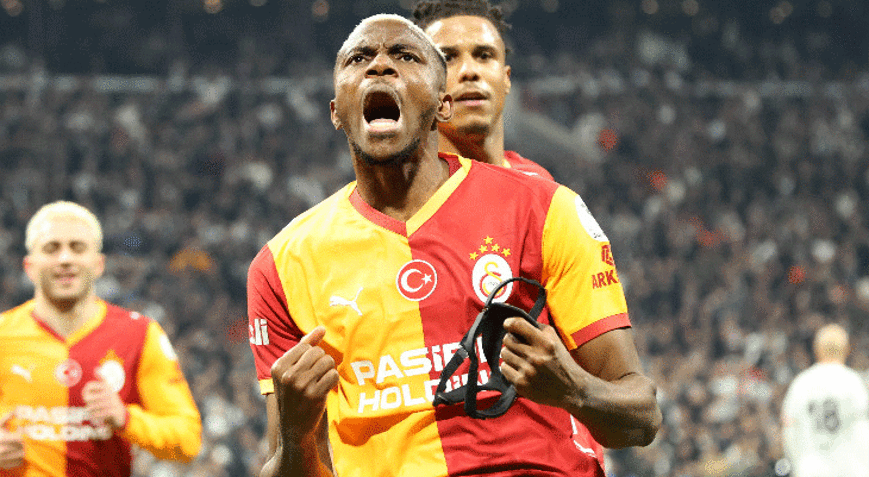 Galatasarayda Osimhenden büyük başarı En son Napolide başarmıştı