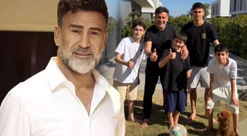 İzzet Yıldızhan'dan aile keyfi: Oğullarıyla kıran kırana maç, sosyal medyayı salladı