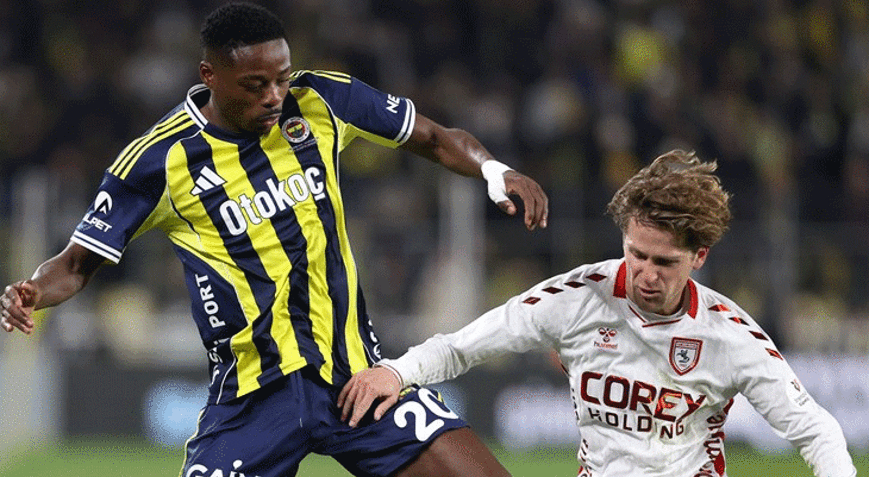 Fenerbahçeden mucize dönüş Sarı-lacivertli ekip Samsunsporu 3-2 mağlup etti