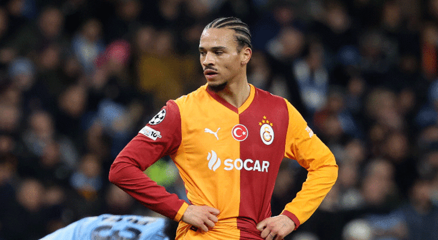 Almanyada gündem Galatasarayın yıldızı Leroy Sane