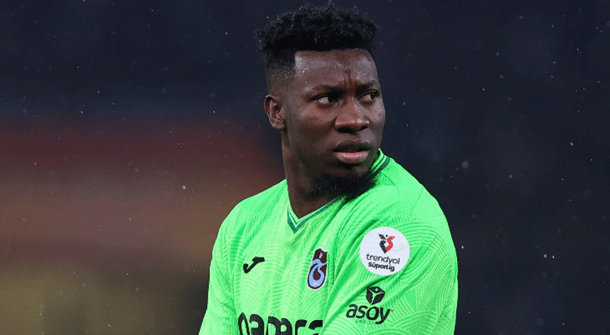 Trabzonspordan Manchester Uniteda Andre Onana için bonservis cevabı