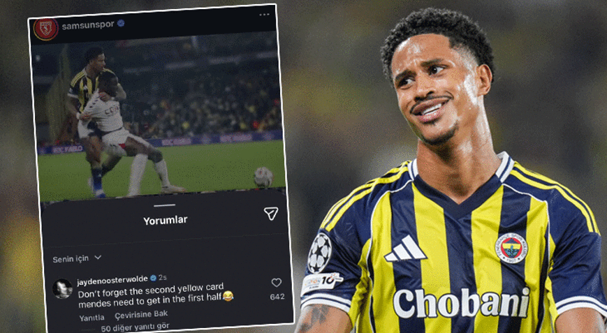 Fenerbahçede Oosterwoldeden Samsunspora cevap