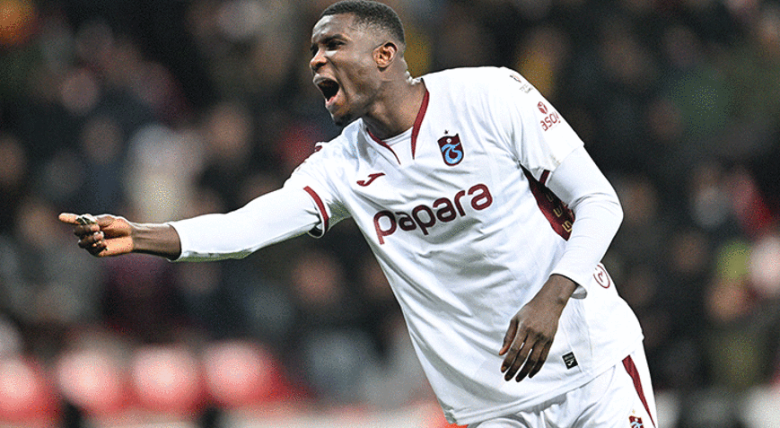 Trabzonsporda Onuachu boş geçmiyor Gol krallığında farkı açtı
