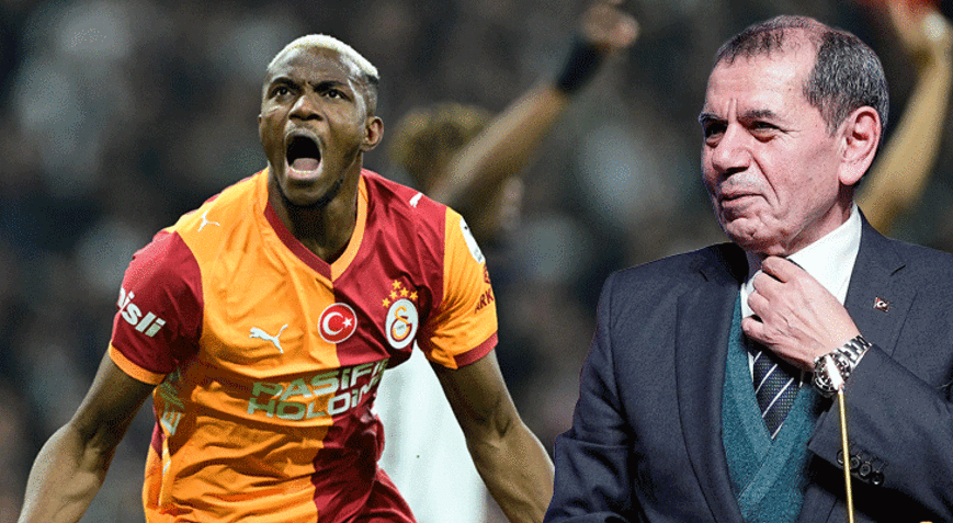 Galatasarayda Başkan Dursun Özbekten Osimhen itirafı Aklımızdan geçmezdi