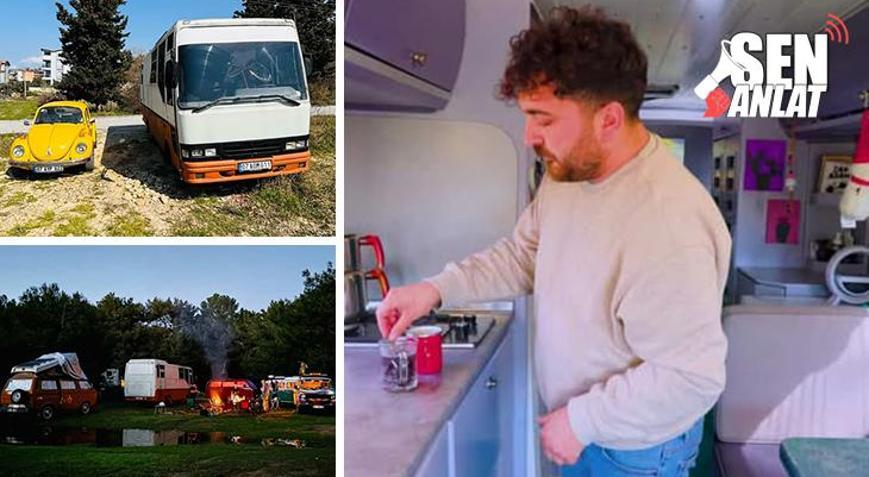 Pandemide işsiz kaldı, karavanda yeni bir hayata başladı 5 yıldır ev kirası ödemiyor