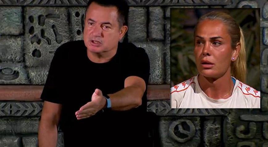 Survivorda Nagihan Karadere diskalifiye mi oldu Acun Ilıcalı sinirlendi: Sana ceza vermemiz gerekiyor