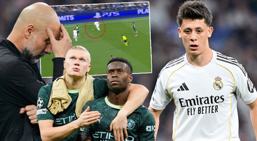 Arda Gülerin Vinicius Juniora pası gündem oldu Real Madrid, Manchester Cityi farka boğdu
