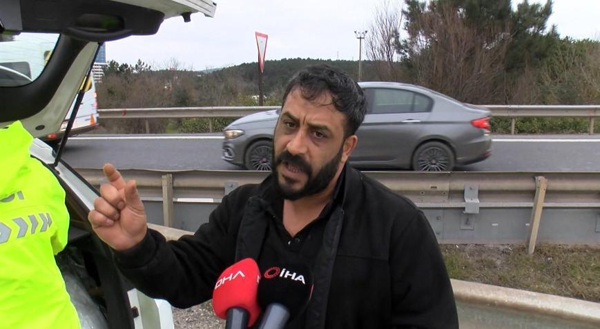 İstanbul- Ümraniyede dron destekli kaynak denetimi; 9 sürücüye ceza